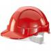 Economy Vented Safety Helmet Red One Size BSW00261