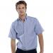 Beeswift Short Sleeve Oxford Shirt Blue 19.5 BSW00294