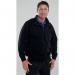 Beeswift Quarter Zip Sweatshirt Black S BSW00585