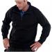 Beeswift Quarter Zip Sweatshirt Black M BSW00586