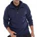 Beeswift Quarter Zip Sweatshirt Navy Blue XS BSW00590