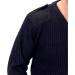 Beeswift Acrylic Mod V-Neck Sweater Black M BSW00694