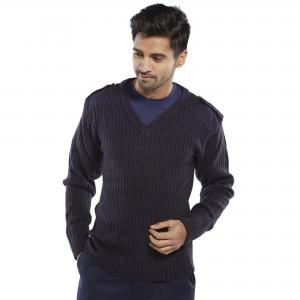 Image of Beeswift Acrylic Mod V-Neck Sweater BSW00700