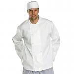 Beeswift Chefs Long Sleeve Jacket Stud Fastening White S BSW01081