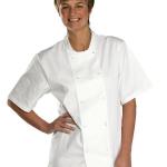Beeswift Chefs Short Sleeve Jacket with Stud Fastening BSW01093