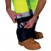 Beeswift Belfry Hi Vis Trousers Saturn YellowNavy Blue S BSW01114