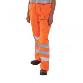 Beeswift Birkdale High Visibility Breathable Trousers Orange XL BSW01124