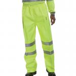 Beeswift Birkdale High Visibility Breathable Trousers Saturn Yellow 3XL BITSY3XL BSW01132