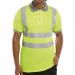 Beeswift High Visibility Short Sleeve Polo Shirt Saturn Yellow L BPKSENSYL BSW01173
