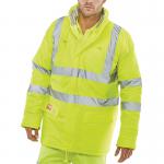 Beeswift MicroflexFire Retardant Anti-Static Padded Jacket Saturn Yellow S CFRLR3456SYS BSW01225