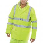 Beeswift MicroflexFire Retardant Anti-Static Padded Jacket Saturn Yellow M CFRLR3456SYM BSW01226