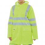 Beeswift Fire Retardant Anti-Static High Visibility Jacket Saturn Yellow L BSW01267