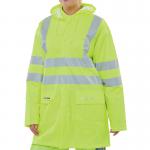 Beeswift Fire Retardant Anti-Static High Visibility Jacket Saturn Yellow XL BSW01268