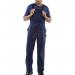 Beeswift Bib and Braces Cotton Drill Navy Blue 38 BSW01399