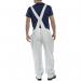 Beeswift Bib and Braces Cotton Drill White 42 CDBBW42 BSW01411