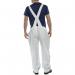 Beeswift Bib and Braces Cotton Drill White 46 CDBBW46 BSW01413