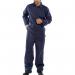 Beeswift Click Cotton Drill Boilersuit Navy Blue 34 BSW01416