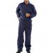 Beeswift Click Cotton Drill Boilersuit Navy Blue 36 BSW01417