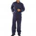 Beeswift Click Boilersuit Cotton Drill Navy Blue 36 CDBSN36 BSW01417