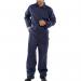 Beeswift Click Cotton Drill Boilersuit Navy Blue 46 BSW01422