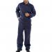Beeswift Click Boilersuit Cotton Drill Navy Blue 50 CDBSN50 BSW01424