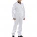 Beeswift Click Cotton Drill Boilersuit White 36 BSW01439