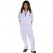 Beeswift Click Cotton Drill Boilersuit White 48 BSW01445