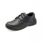 Beeswift Click Smooth Leather Lace Up S1 Safety Shoe 1 Pair Black 06 BSW01505