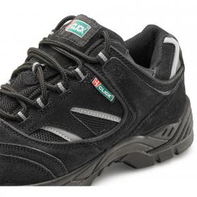 Beeswift Dual Density PU Safety Trainers 1 Pair Black 9 BSW01517