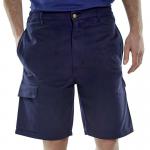 Beeswift Cargo Pocket Shorts Navy Blue 30 BSW01719