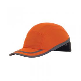 Beeswift B-Brand High Visibility Safety Baseball Cap with Retro Reflective Tape Orange BBSBCOR BSW01754