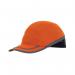 Beeswift B-Brand High Visibility Safety Baseball Cap with Retro Reflective Tape Orange BBSBCOR BSW01754