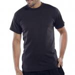 Beeswift Click Heavyweight 100% Cotton T-shirt Black L BSW01768