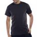 Beeswift Click Heavyweight 100% Cotton T-shirt Black M BSW01769