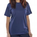 Beeswift Click Heavyweight Cotton T-shirt Navy Blue M CLCTSHWNM BSW01774