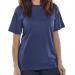 Beeswift Click Heavyweight Cotton T-shirt Navy Blue 3XL CLCTSHWN3XL BSW01777