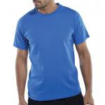 Beeswift Click Heavyweight 100% Cotton T-shirt Royal Blue L BSW01788