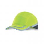 Beeswift B-Brand High Visibility Safety Baseball Cap with Retro Reflective Tape Saturn Yellow BSW01803