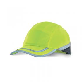 Beeswift B-Brand High Visibility Safety Baseball Cap with Retro Reflective Tape Saturn Yellow BSW01803