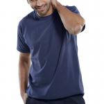 Beeswift Click Cotton T-shirt Navy Blue L CLCTSNL BSW01818