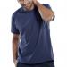 Beeswift Click 100% Cotton T-shirt Navy Blue M BSW01819