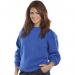 Beeswift Click Polycotton Sweatshirt Royal Blue L BSW01900