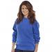 Beeswift Click Polycotton Sweatshirt Royal Blue L BSW01900