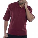 Beeswift Click Short Sleeve Polo Shirt Burgundy M CLPKSBUM BSW01949