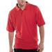 Beeswift Click Short Sleeve Polo Shirt Red L BSW02008