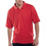 Beeswift Click Short Sleeve Polo Shirt Red M BSW02009