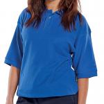 Beeswift Click Short Sleeve Polo Shirt Royal Blue L BSW02014