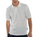 Beeswift Click Short Sleeve Polo Shirt White M CLPKSWM BSW02051