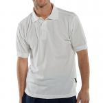 Beeswift Click Short Sleeve Polo Shirt White XL CLPKSWXL BSW02053