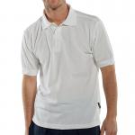 Beeswift Click Short Sleeve Polo Shirt White 3XL CLPKSW3XL BSW02055